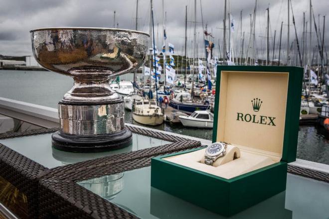 The Fastnet Challenge Cup and Rolex timepiece ©  ELWJ Photography